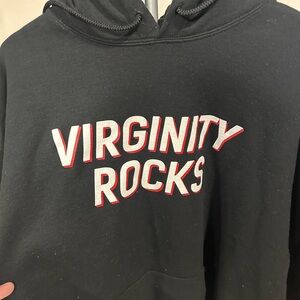 Danny Duncan Virginty Rocks Sweatshirt EUC size Large